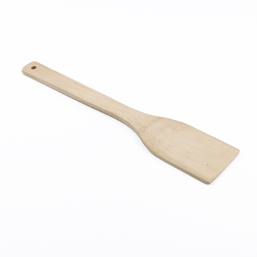 KITCHENMARK Bamboo Handicraft Flat Turner Spoon - 30cm