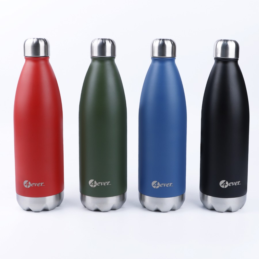 Generic Vacuum Thermos Stainless Steel Bottle 1000 mL - 4 Color Pack