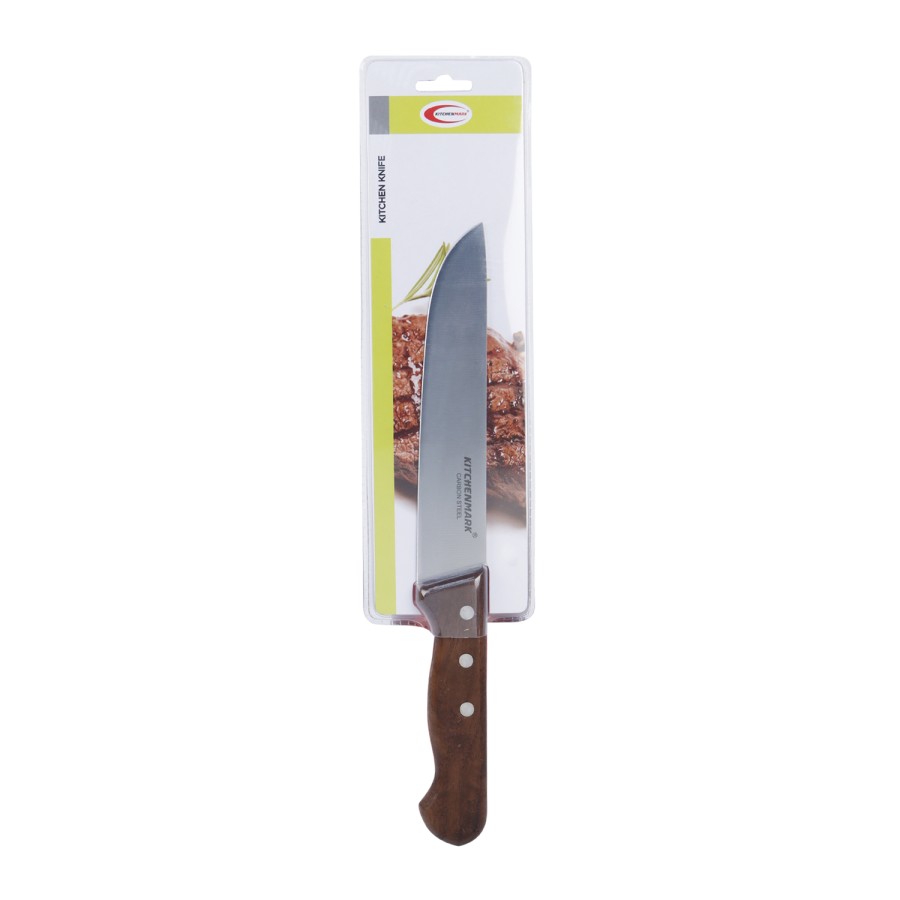 KITCHENMARK Carbon Steel Wooden Handle Kitchen Knife 30.5cm