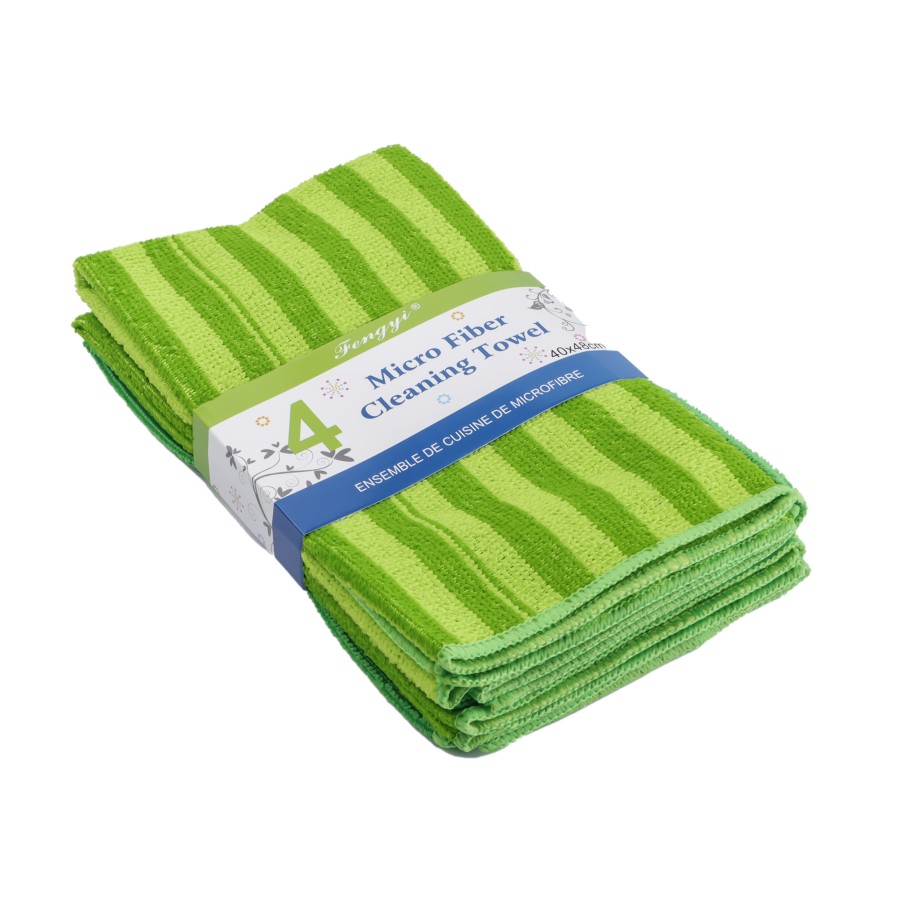 Generic Microfiber Multipurpose Cleaning Towel - 4pc x 12 Pack