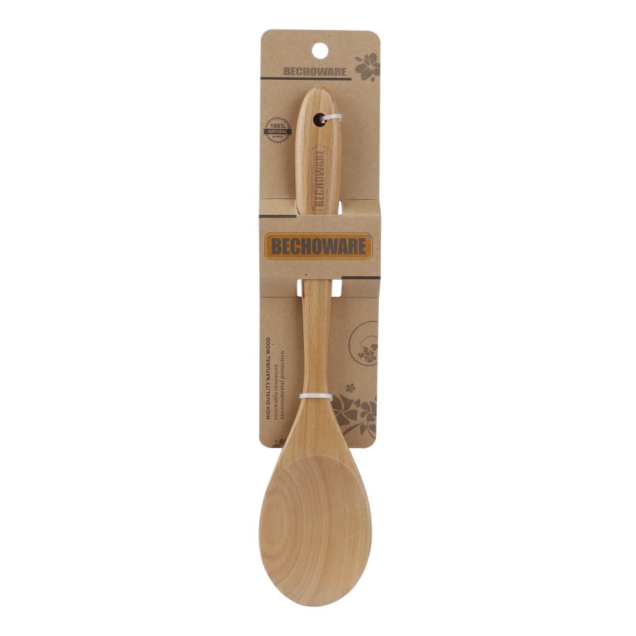 BECHOWARE Wooden Basting Spoon 33cm