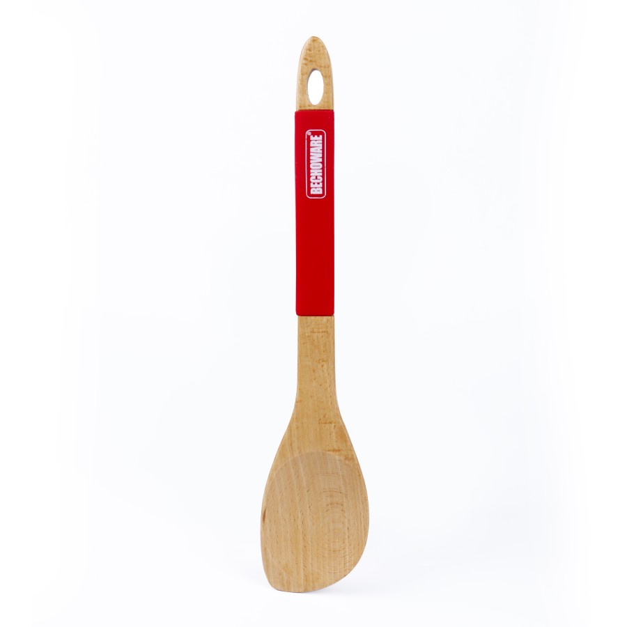 BECHOWARE Wooden Basting Spoon 32.5cm - Red