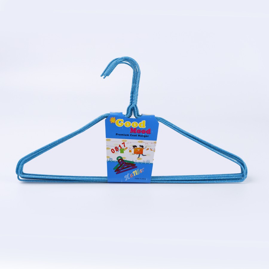 Generic Cloth Hanger - Set of 10 - Multicolor