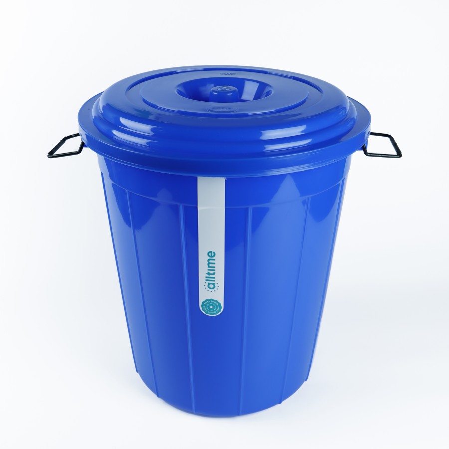 alltime Plastic Bucket with Lid 50Ltr - 3 Color Pack