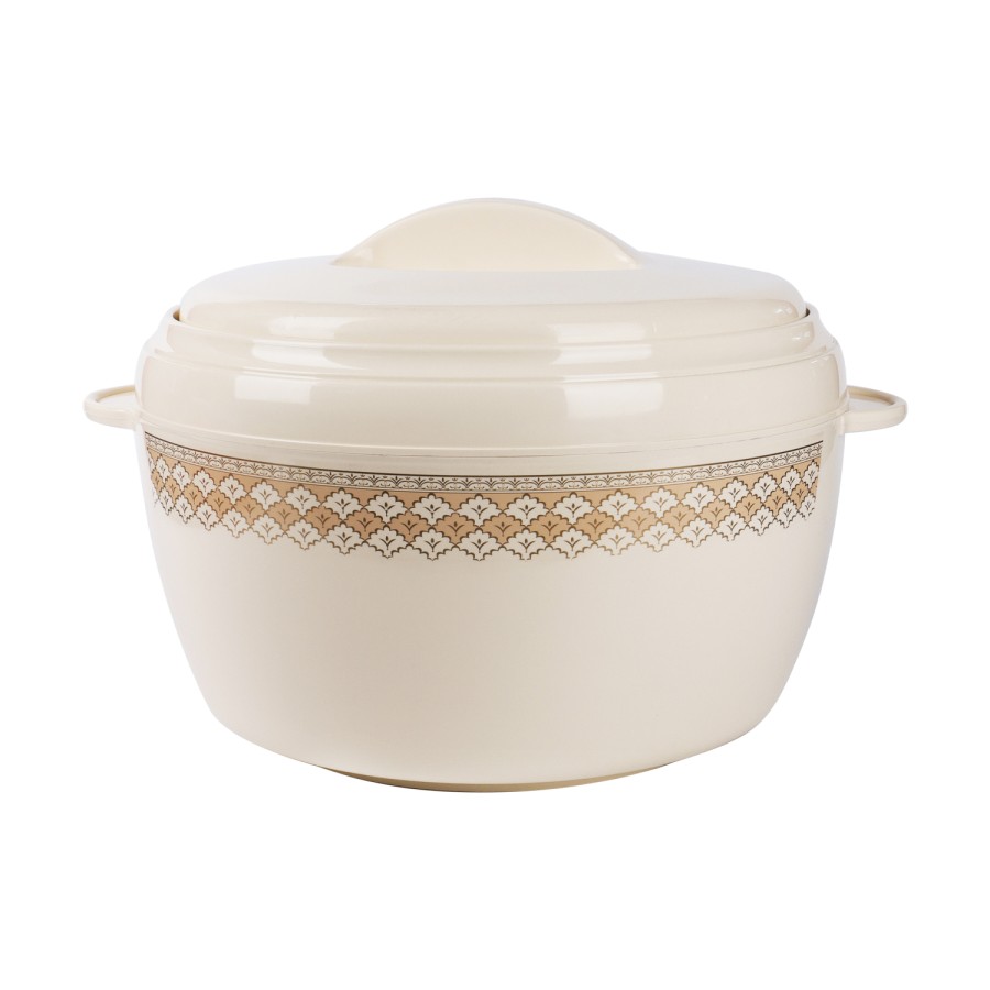 Generic Karishma Stainless Steel Insulated Casserole Hotpot 12L - Beige