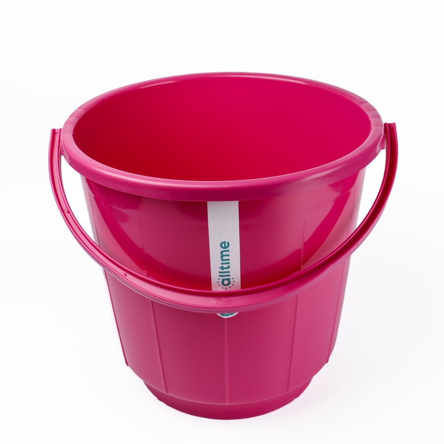 alltime Plastic Bucket with Handle 25Ltr - 3 Color Pack