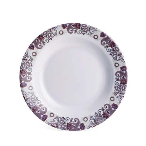 KITCHENMARK Melamineware Soup Plate Violet - 9