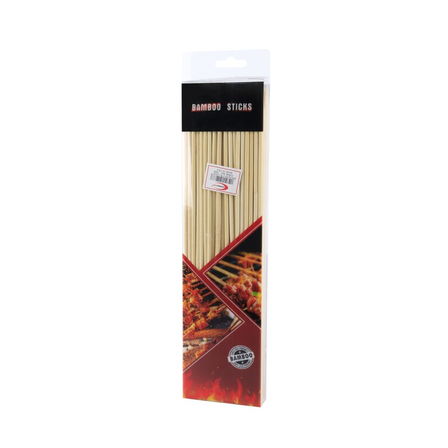 Generic 100pc 5mm Bamboo Stick BBQ Skewer 35cm