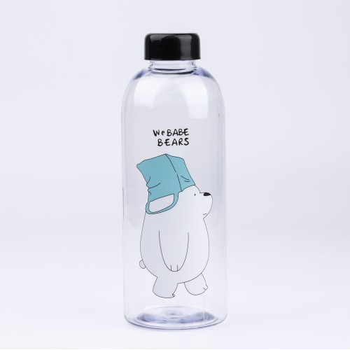 Generic Transparent Design Plastic Water Bottle 1L