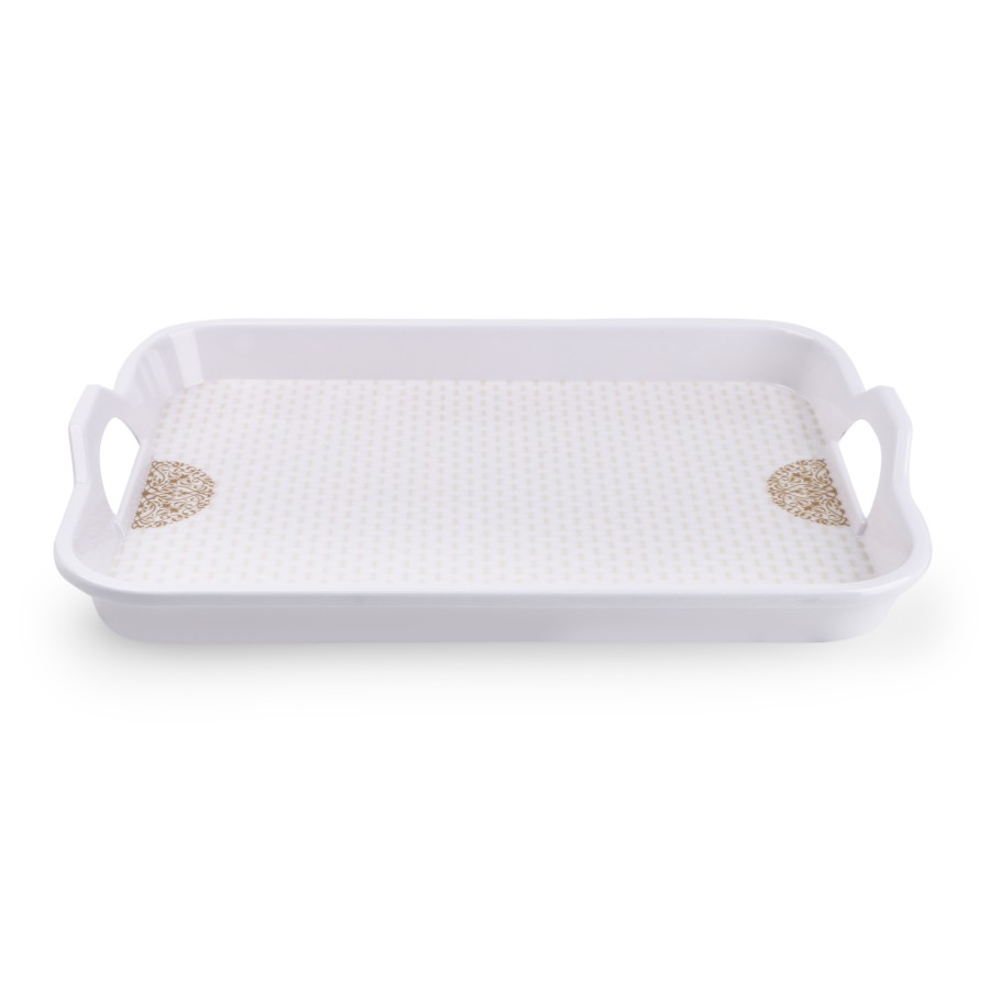 KITCHENMARK Melamineware Rectangular Tray Yellow - 45x38cm