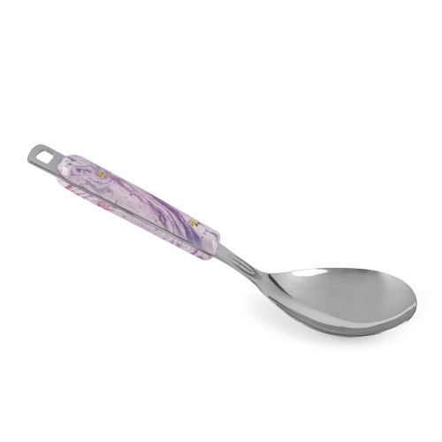 KITCHENMARK Stainless Steel Basting Rice Spoon - Pink Pattern