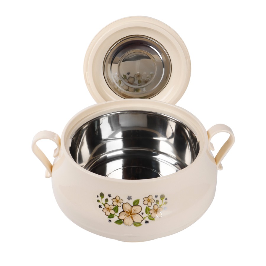 KITCHENMARK Shahi Stainless Steel Insulated Hotpot 2500ml - Beige