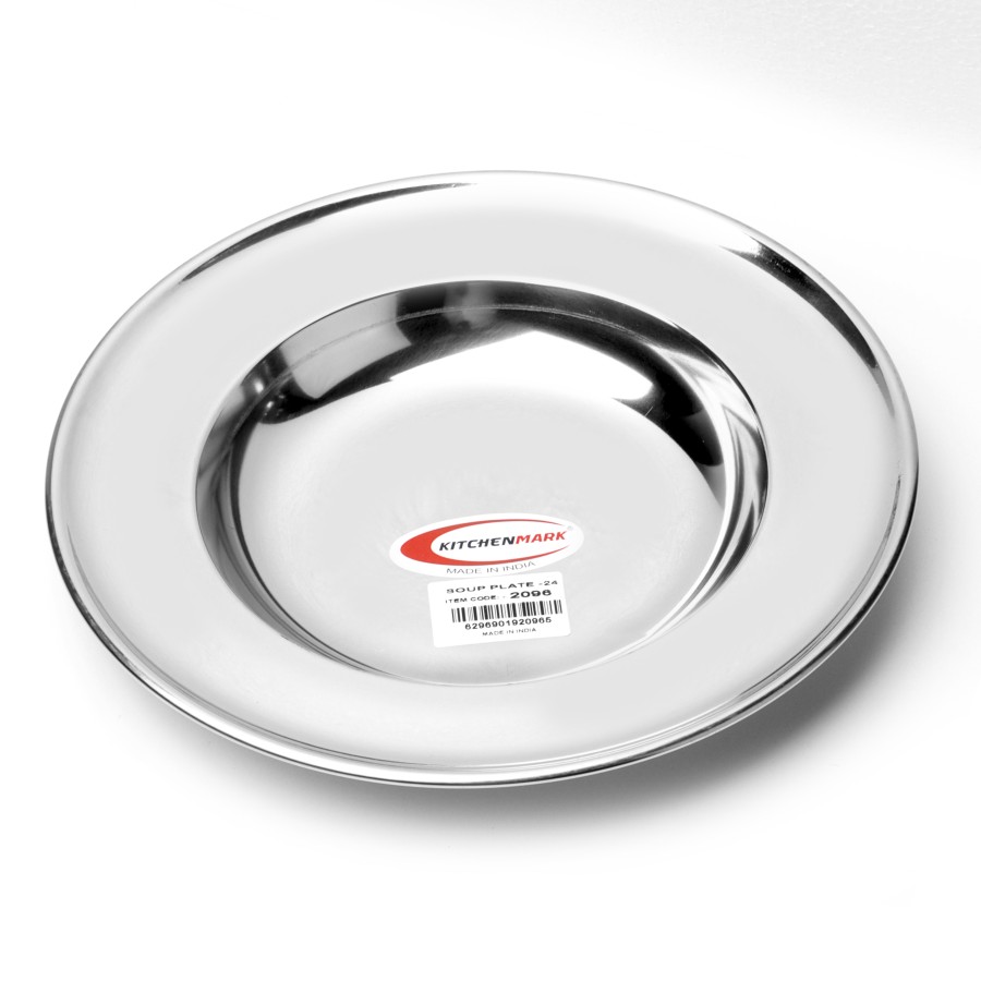 KITCHENMARK Steel Soup Plate - 24 cm