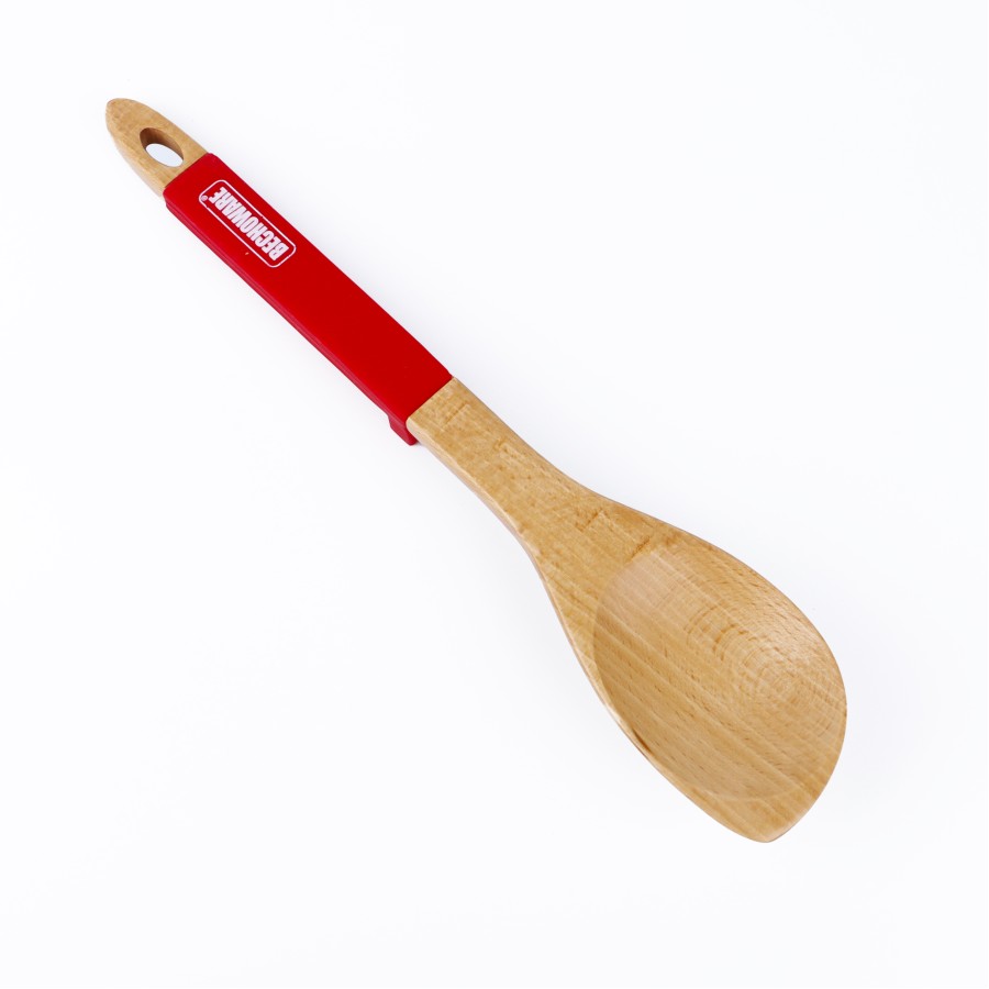 BECHOWARE Wooden Basting Spoon 32.5cm - Red