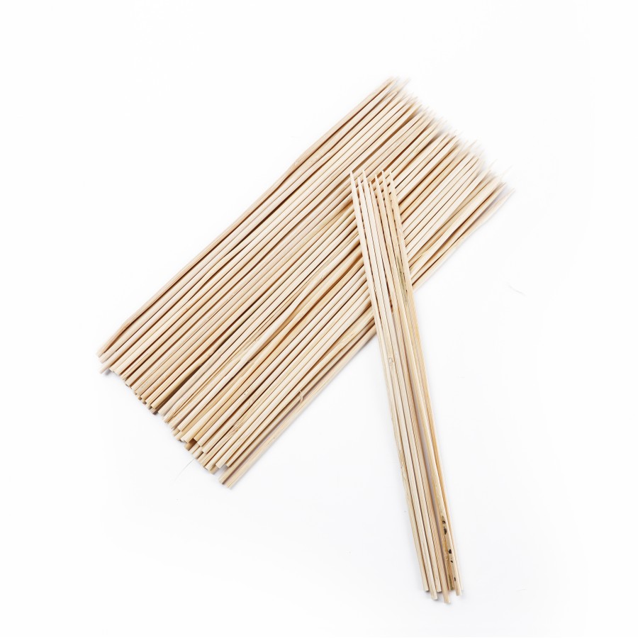 KITCHENMARK Bamboo BBQ Skewers 100pc Pack - 20cm