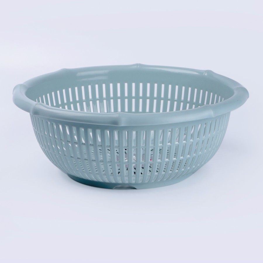 Generic Plastic Colander Strainer Round 32cm - 3 Color Pack