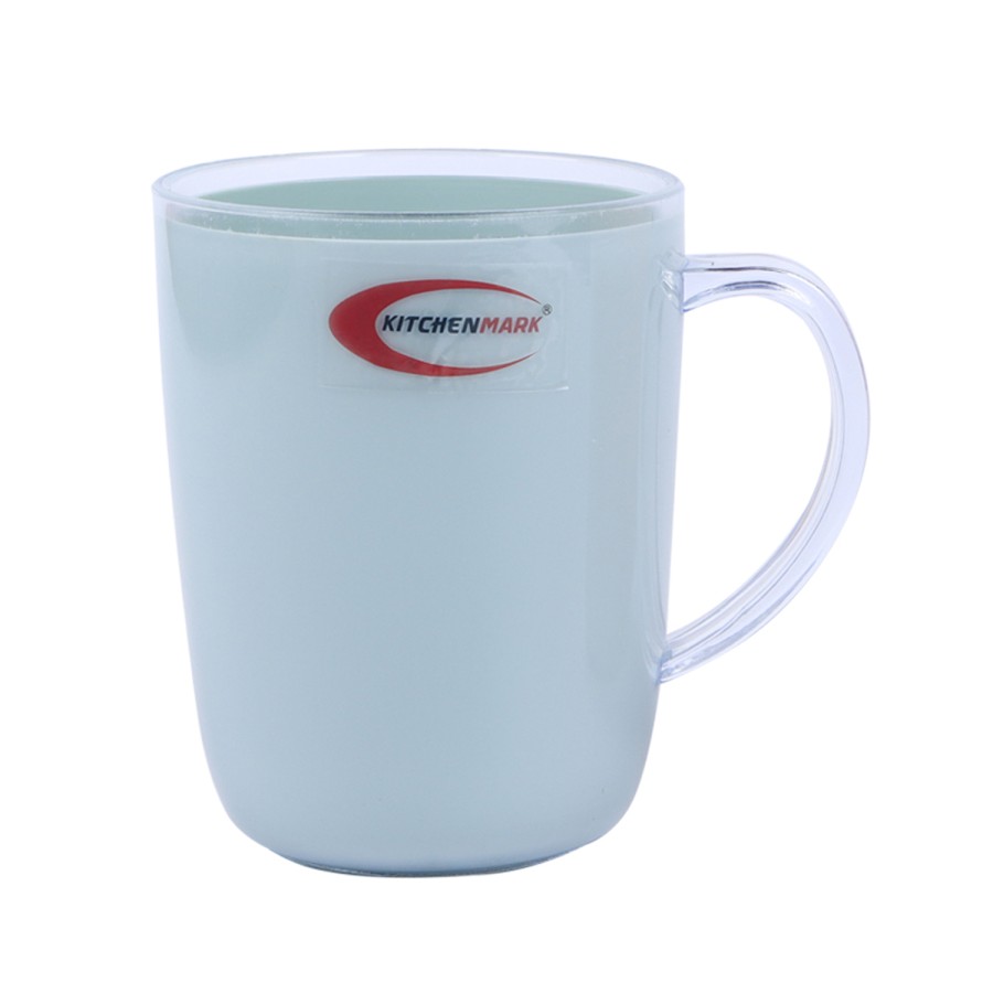 KITCHENMARK Plastic Mug 450ml - 2 Color Set