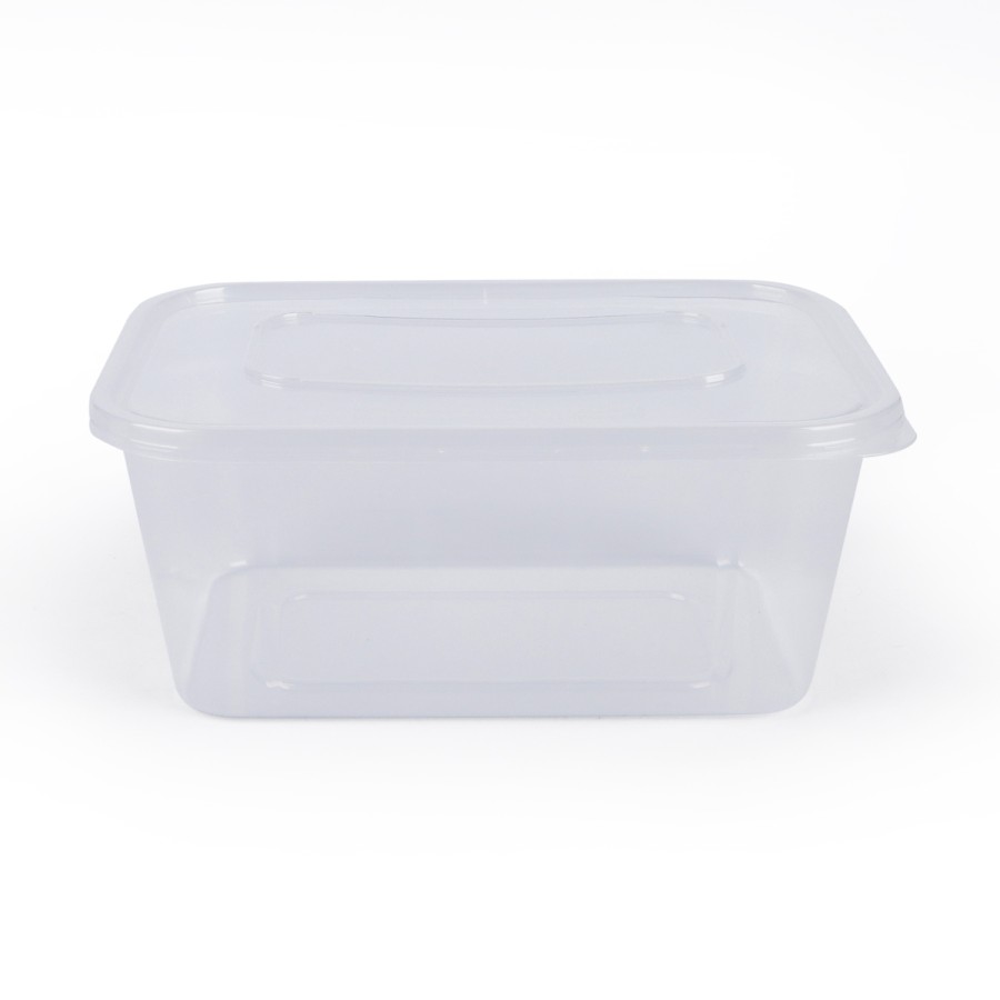 KITCHENMARK 10pcs Plastic Take Away Containers 1000ml - Transparent