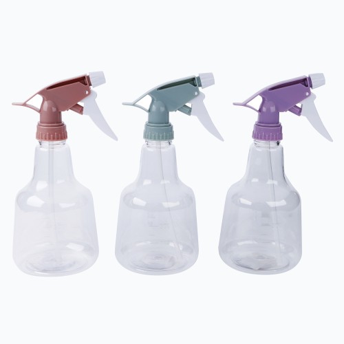 Generic Plastic Spray Bottle 400ml - 3 Color Pack