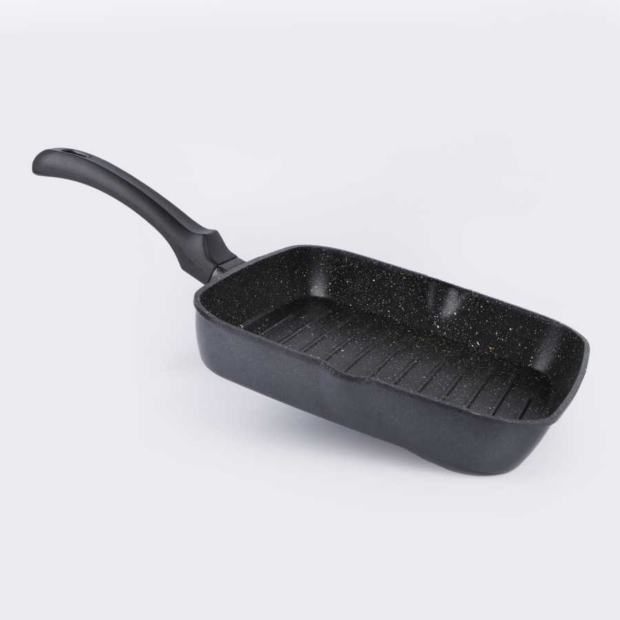 KITCHENMARK Nonstick Grill Pan 24 cm - Black