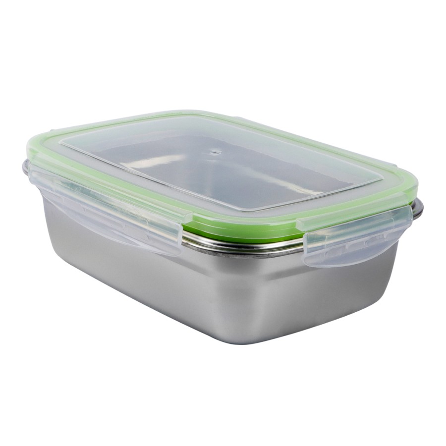 Generic Stainless Steel Airtight Food Container - 1000ml Green