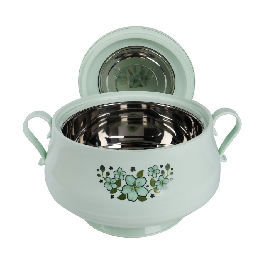 KITCHENMARK Shahi Stainless Steel Insulated Hotpot 1500ml, 2500ml, 3500ml - Green 