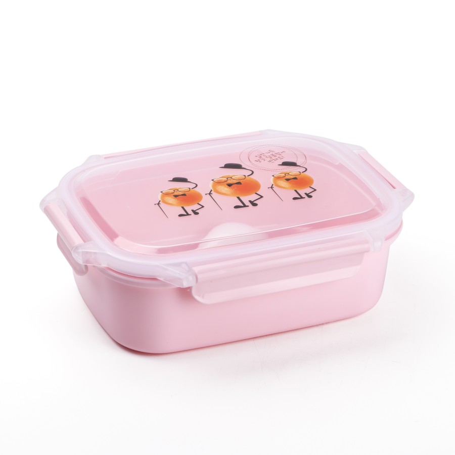 KITCHENMARK Plastic Lunch Box 1000ml - 3 Color Pack