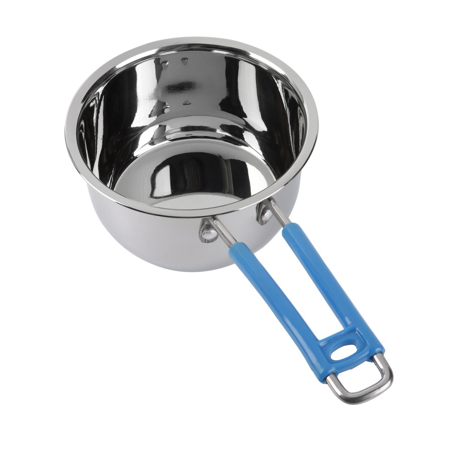 KITCHENMARK 3pc Stainless Steel Sauce Pan 15cm, 18cm, 20cm - Blue