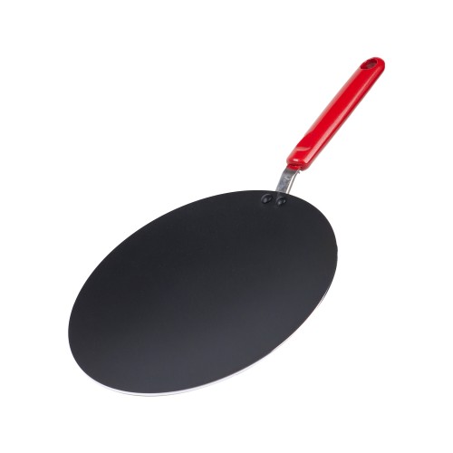 KITCHENMARK Nonstick Aluminium Concave Tawa 25cm - Red