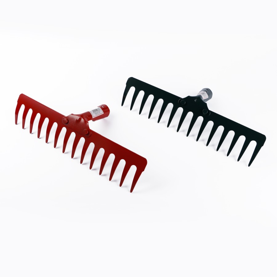 Generic Heavy Duty Metal Garden Rake 14 Teeth - 2 Color Pack