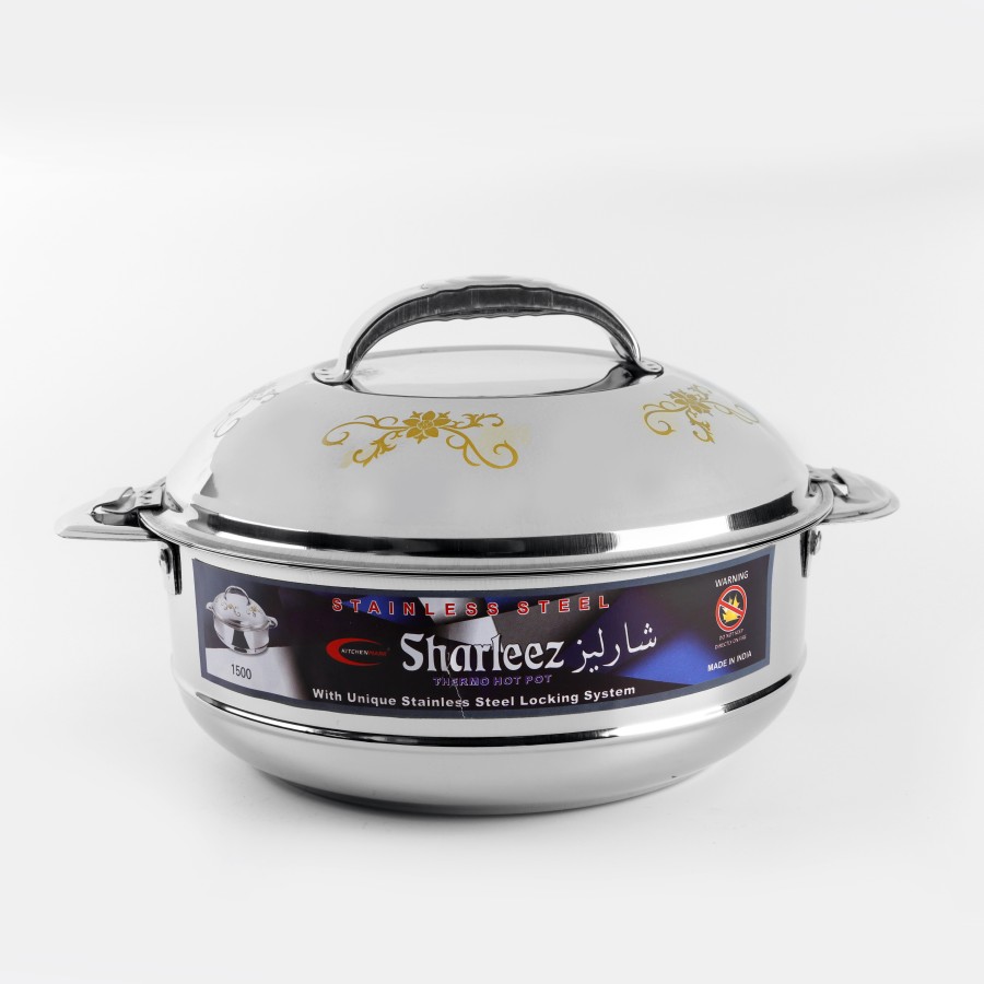 KITCHENMARK Sharleez Stainless Steel Insulated Hot Pot - 1500ml