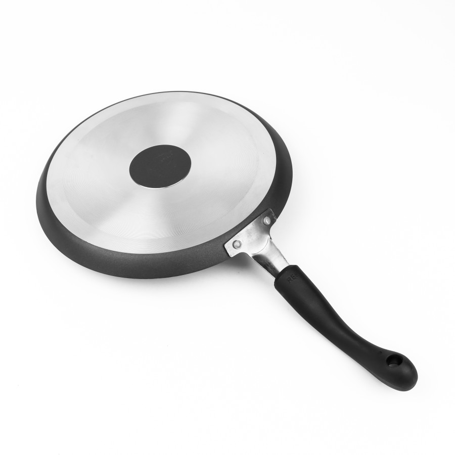 KITCHENMARK 2-way Non Stick Flat Tawa 25cm - Black