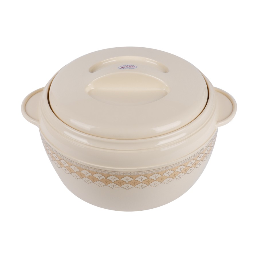 Generic Karishma Stainless Steel Insulated Casserole Hotpot 5000ml - Beige