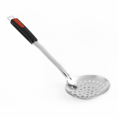 KITCHENMARK Stainless Steel Skimmer - 38cm - Black