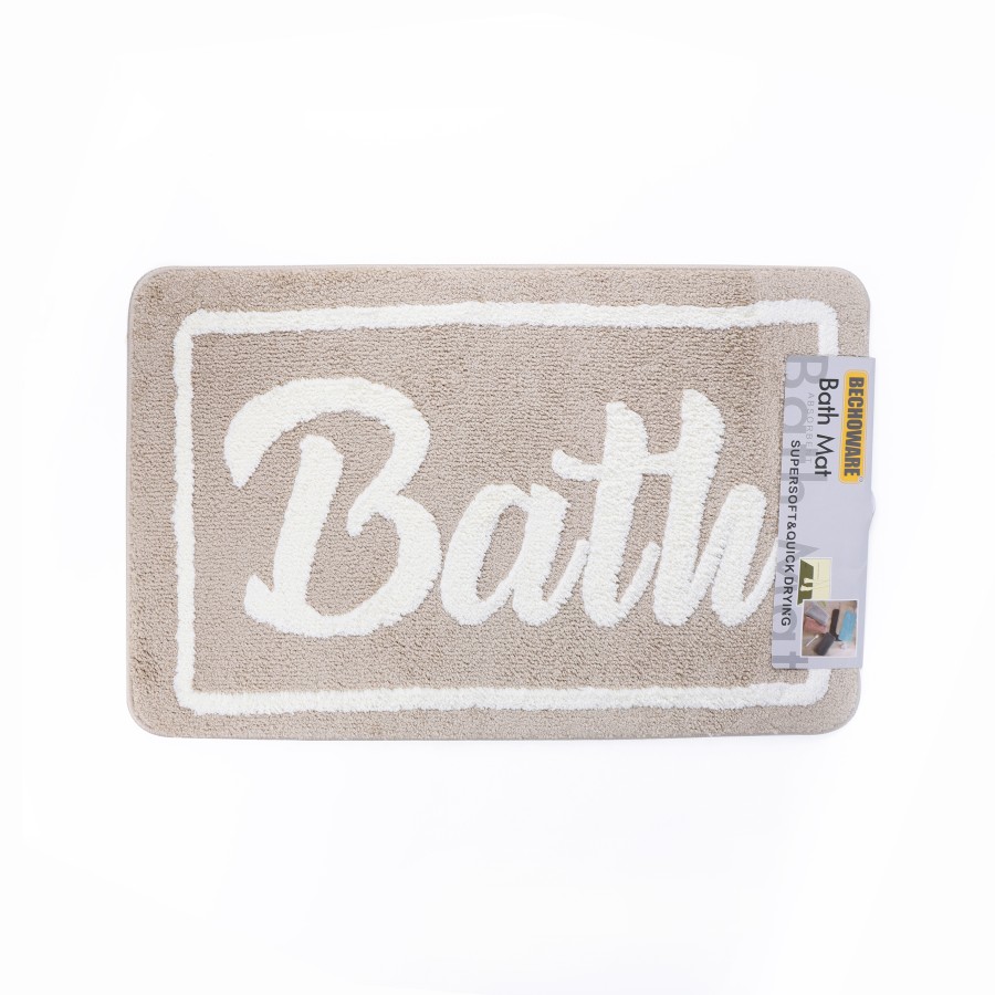 BECHOWARE Microfiber Bathroom Mat Rug Bath 50x80cm - Multicolor