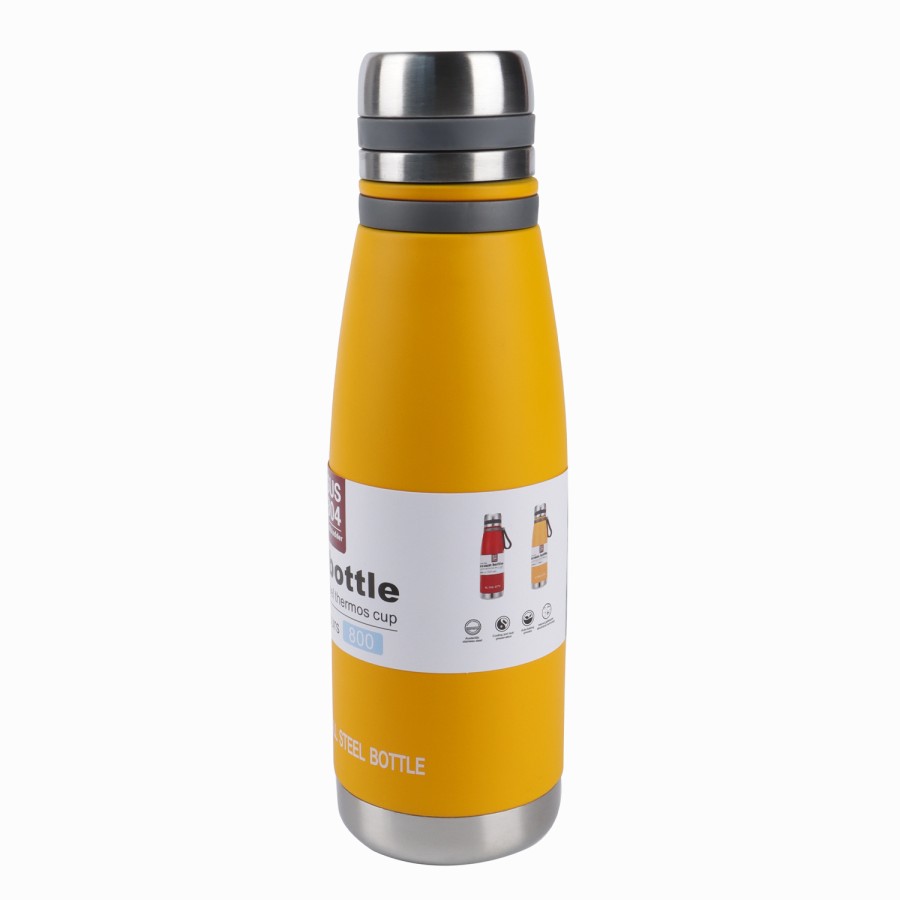 Generic Vacuum Thermos Stainless Steel Bottle 800mL - 4 Color Pack