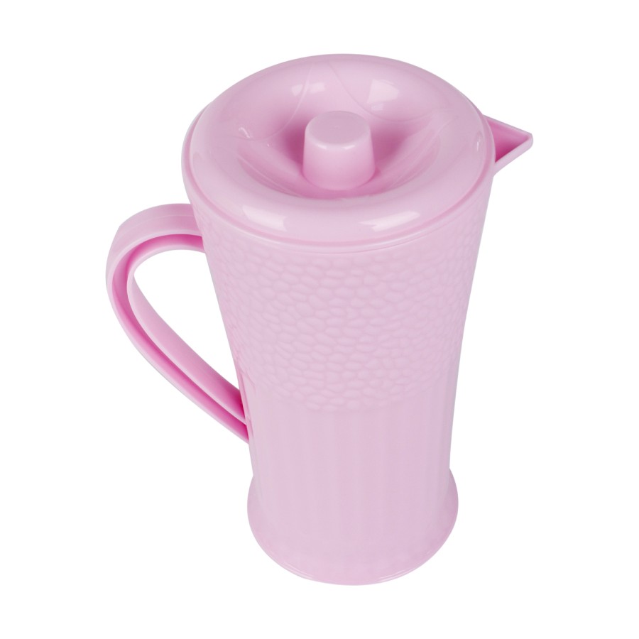 Generic Plastic Water Jug 2500ml with 4 Cups - Pink