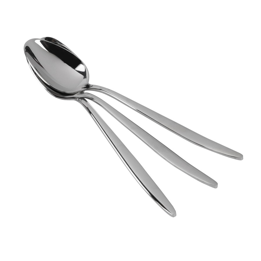 BECHOWARE 3pc Stainless Steel Table Spoon Set 20cm - Silver