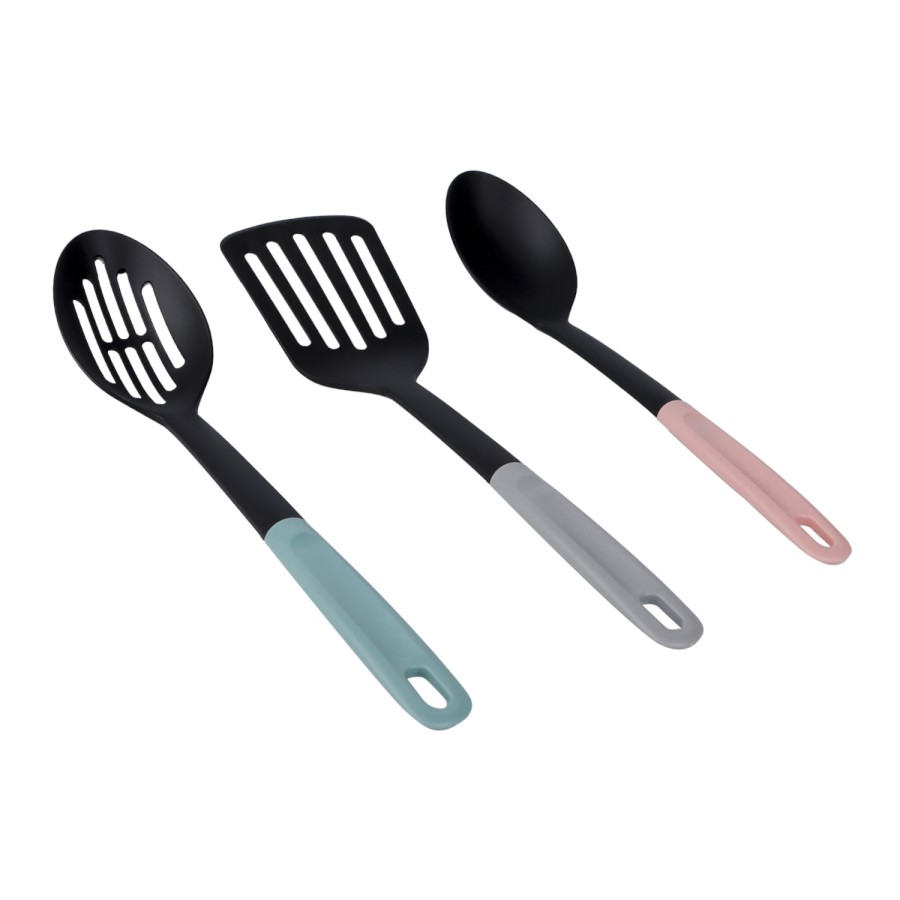 KITCHENMARK 3pcs Nonstick Spoon Set - Multicolor 