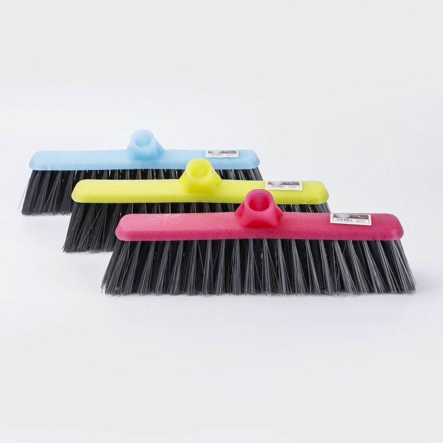 Oaxy Brio Indoor Broom - 3 Color Pack