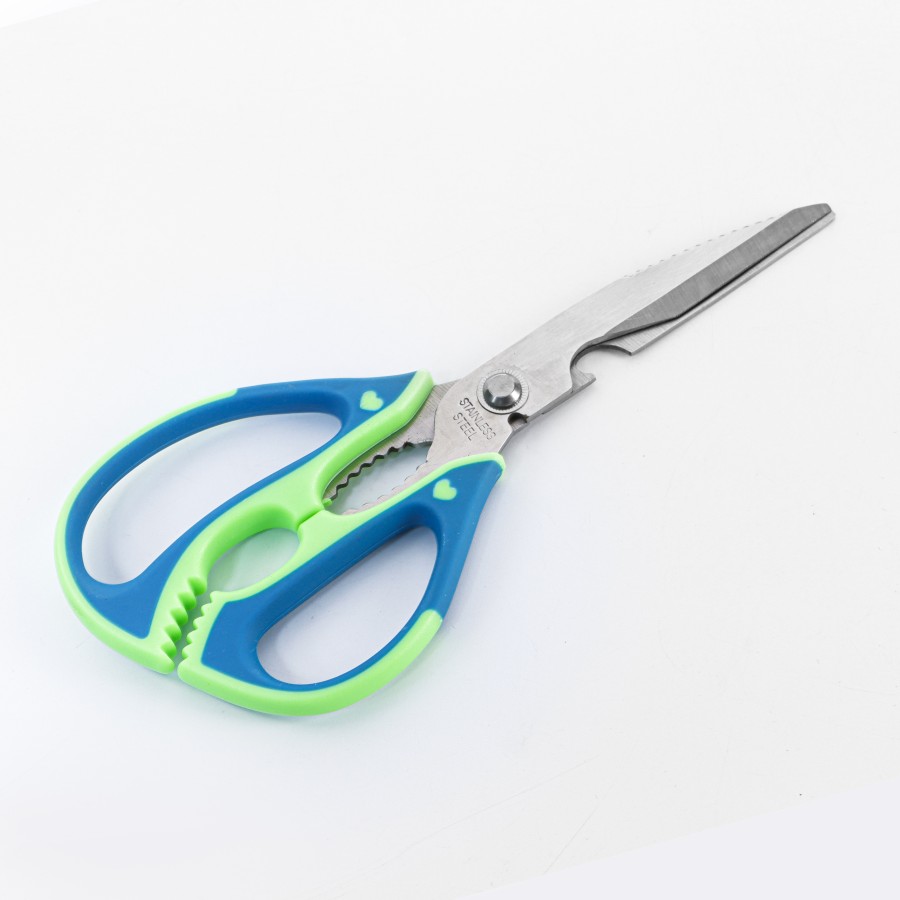 Generic Stainless Steel Kitchen Scissors 21.5 cm - 2 Color Pack 