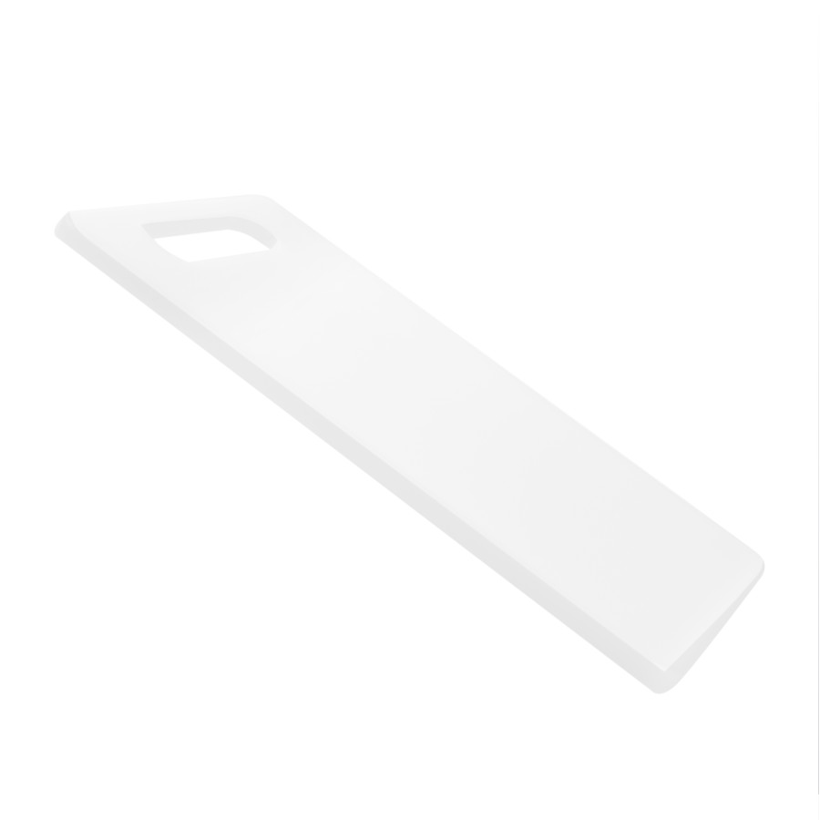 KITCHENMARK PE Plastic 10mm Chopping Cutting Board 40cm - White