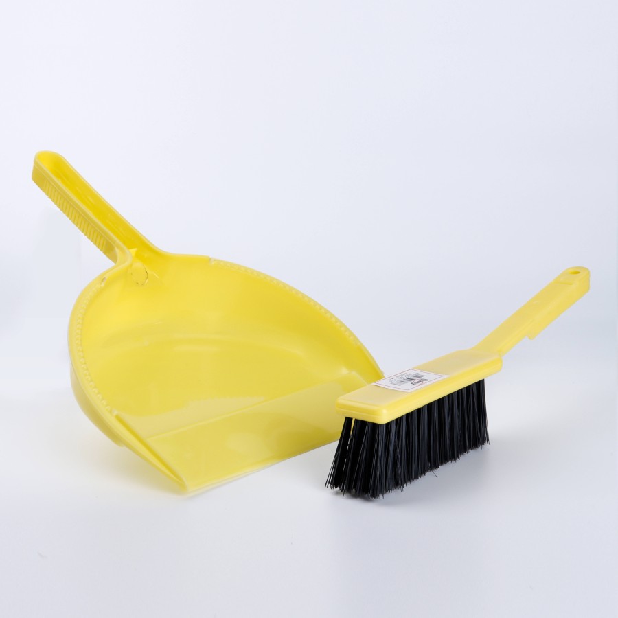 Oaxy Dustpan with Brush - 3 Color Pack