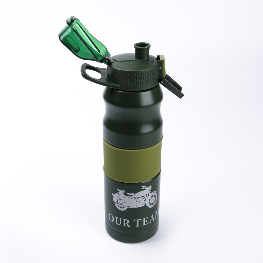 1pc New 680ml Stainless Steel Vacuum Bottle Double Wall Insulated Water  Bottle