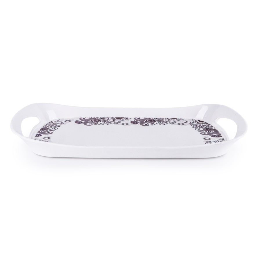 KITCHENMARK Melamineware Rectangular Tray Violet - 39x20cm