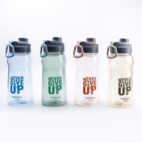 Generic Strong PC Glass Resin Water Bottle 1600mL - 4 Color Pack