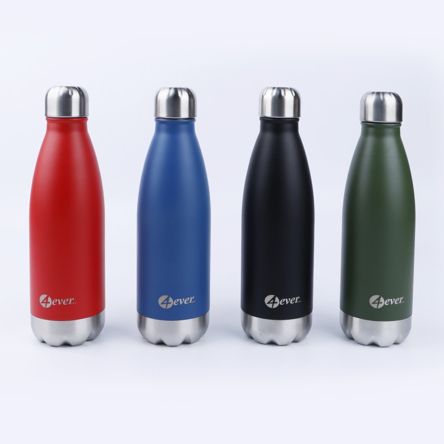 Generic Vacuum Thermos Stainless Steel Bottle 750 mL - 4 Color Pack