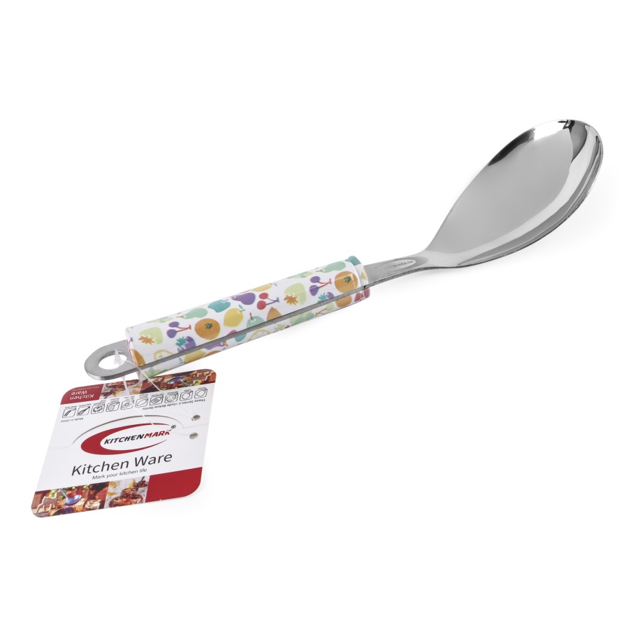 KITCHENMARK Stainless Steel Basting Rice Spoon - Fruit Design