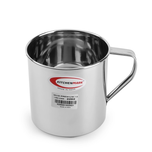 KITCHENMARK Stainless Steel Mug  Size 12 - 1150ml