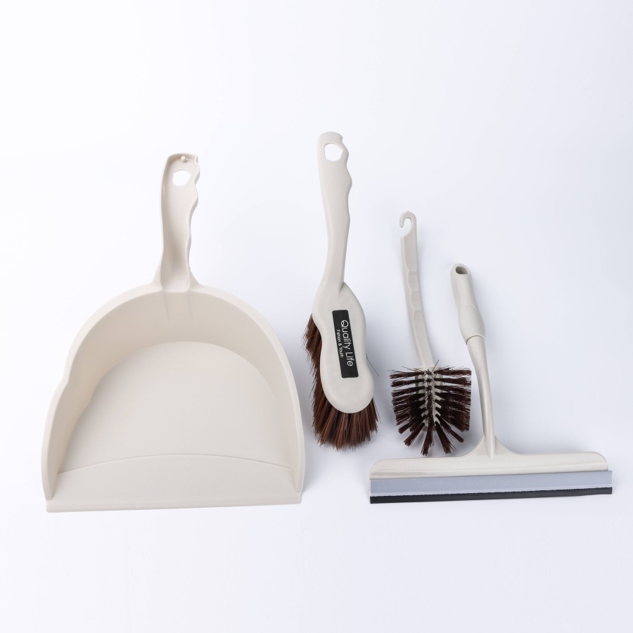 Generic Dustpan Brush Wiper  4 pieces Combo